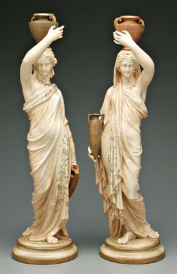 Large pair Royal Worcester figurines  932b7