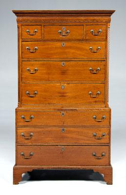 George III mahogany chest on chest  932ca