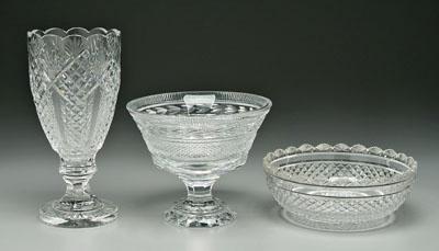 Three pieces Waterford cut glass  932e4