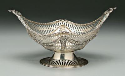 English silver oval center bowl  93317