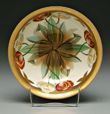 Limoges tulip bowl, hand painted