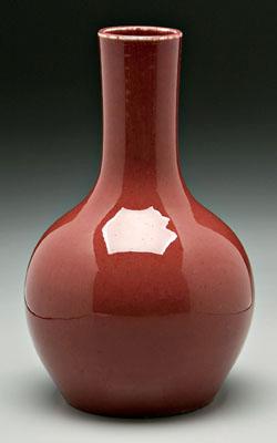 Chinese sang de boeuf vase, bottle