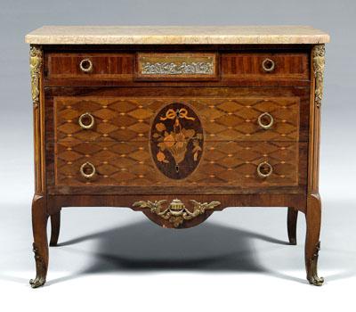 Louis XV style marquetry commode  93353