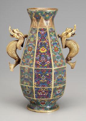 Chinese cloisonn eacute vase  92fa0