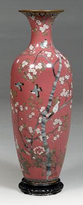 Japanese cloisonn floor vase  92faa