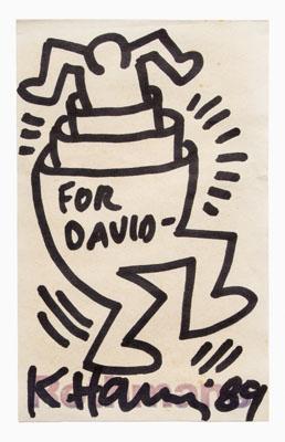 Keith Haring drawing (New York,