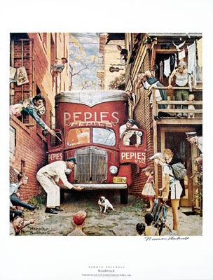 Rare Norman Rockwell portfolio,