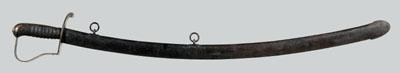 Nathan Starr cavalry saber, marked