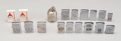15 cigarette lighters, 1935-1973, includes