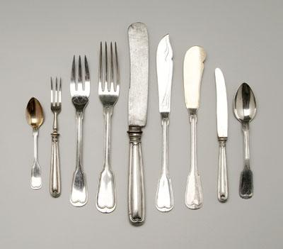 Set of German silver flatware  93043