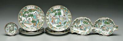 Chinese export porcelain nine 93056