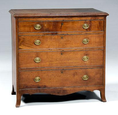 Pennsylvania Federal walnut chest,