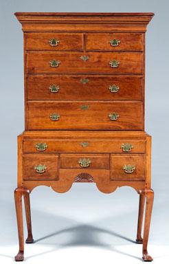 New England Queen Anne high chest  93066