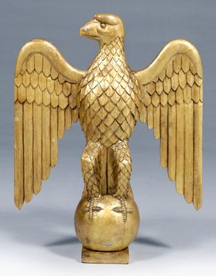 Large carved and gilt wood eagle  9306d