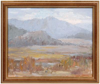 John Sylvan Brown painting (Tryon,