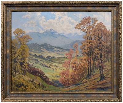 James Wynne painting, "Mt. Pisgah