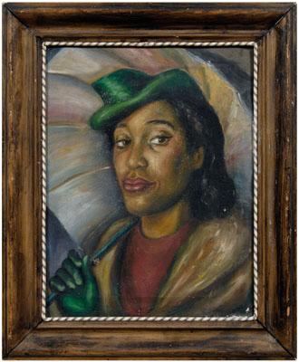 WPA era American painting, portrait