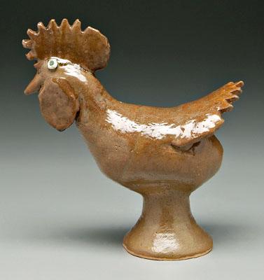 Reggie Meaders stoneware rooster  930d2