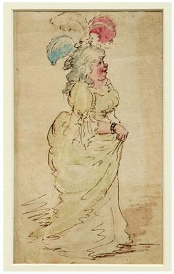 Thomas Rowlandson drawing, &quot;A