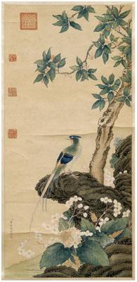 Chinese hanging scroll ink and 9353b