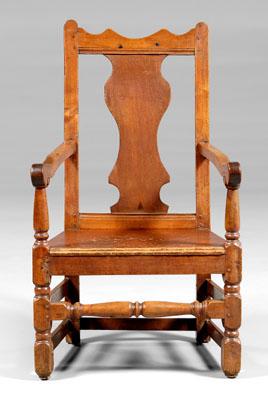 Southern baroque armchair, maple