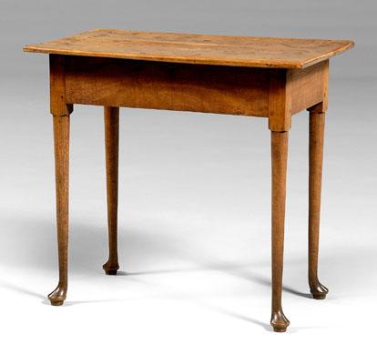 Virginia Queen Anne walnut table  9358b