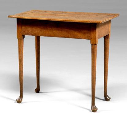 Virginia Queen Anne walnut table,