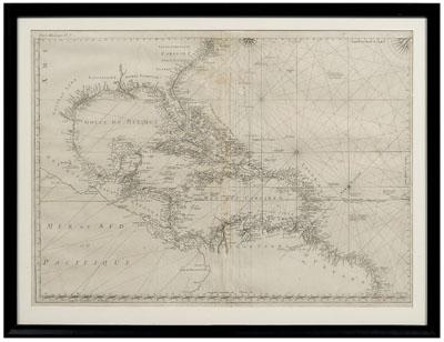 18th century map of the Americas,