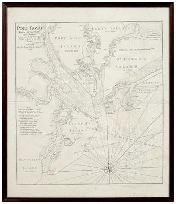 Revolutionary War map of Port Royal  9359e