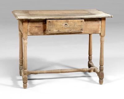 Southern style stretcher-base table,