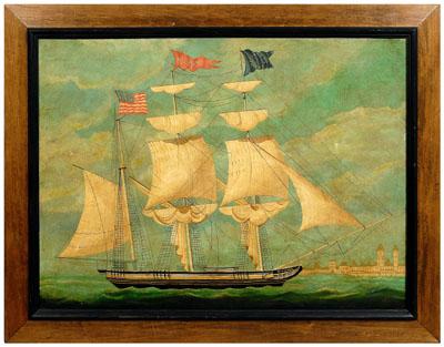 Maritime painting, portrait of