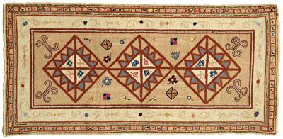 Hooked rug, Oriental rug style