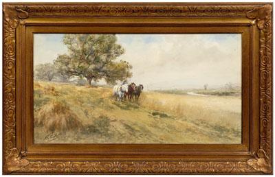 Frank F. English watercolor (Delaware/Pennsylvania,