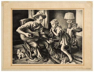 Thomas Hart Benton lithograph Missouri  9367b