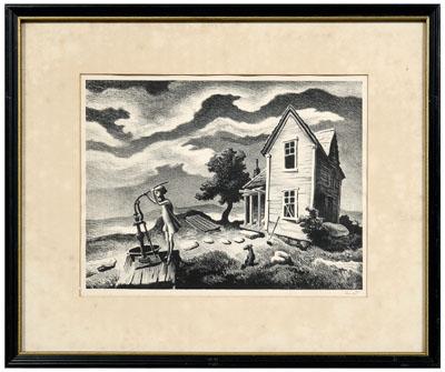 Thomas Hart Benton lithograph Missouri  9367c