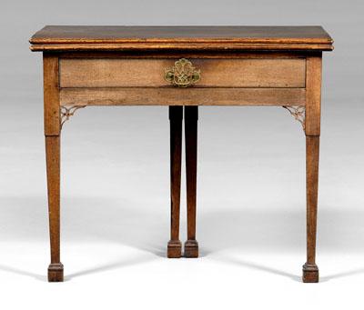 Chippendale mahogany games table,