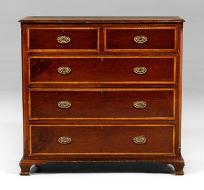 George III style mahogany chest  93704