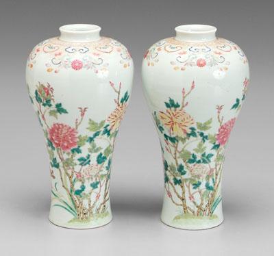 Pair Chinese famille rose vases  93746