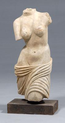 Marble torso of Venus DeMilo, probably