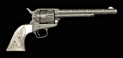 Colt .22 caliber revolver, single action,