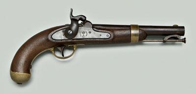 Confederate percussion pistol,