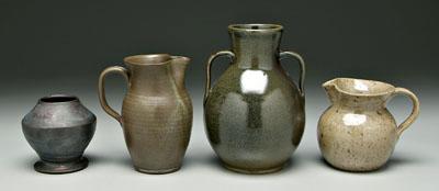 Four pieces North Carolina pottery  9346d