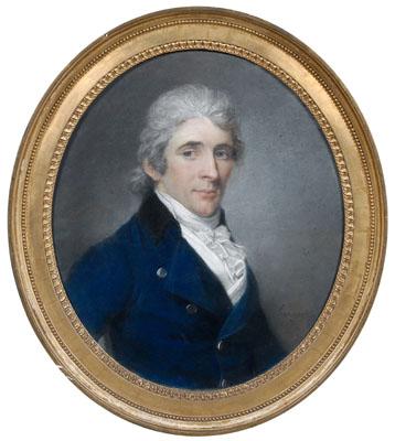 18th century English pastel portrait  93475