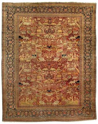 Pictorial Motasham Kashan carpet  9347e