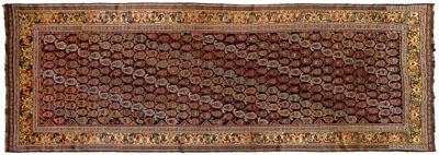 Shiraz carpet rows of boteh on 93489