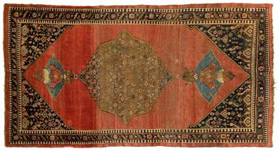 Bijar carpet large central medallion 9349d
