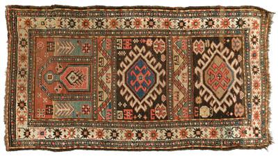 Caucasian prayer rug three rectangular 934a1