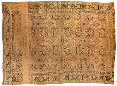19th century Agra carpet repeating 934bd