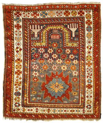 Caucasian prayer rug, field with