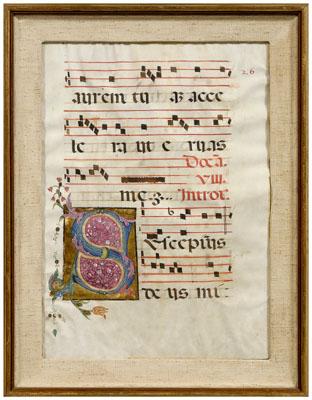 Illuminated manuscript Gregorian 934f2